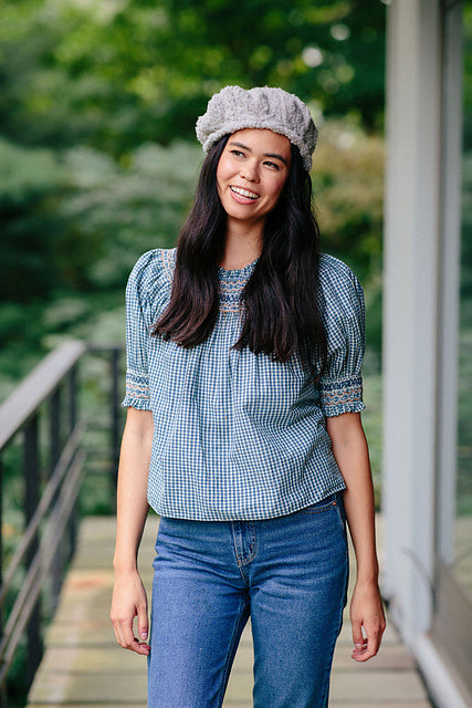 Le Slouch Cable Beret & Scarf