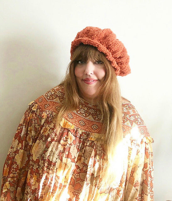 Le Slouch Cable Beret & Scarf