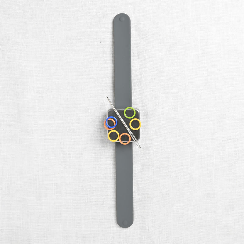 Cocoknits Maker's Keep, Magnetic Knitter's Bracelet, Slate