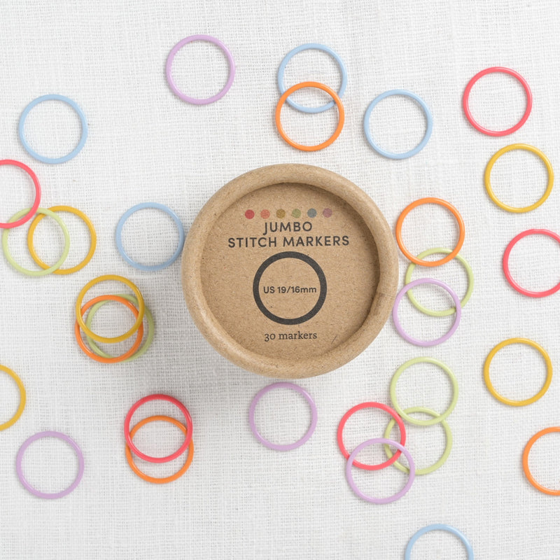 Cocoknits Jumbo Stitch Ring Markers, 30 ct.