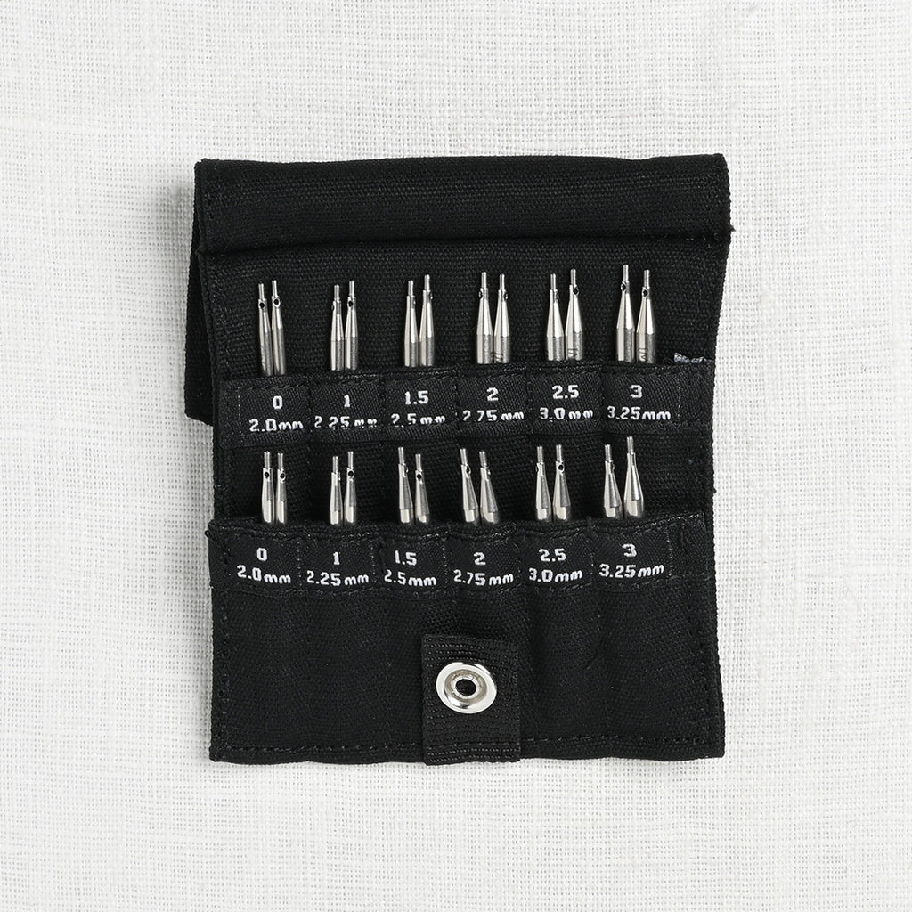 ChiaoGoo Twist Red Lace Interchangeable Needle Set, Shorties 2" & 3" (5, 8 cm), US 0-3 (2-3.25mm)