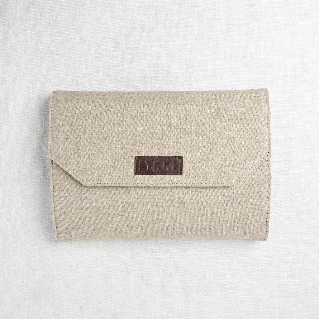 Lykke Grove 5" Interchangeable Circular Needle Set, Beige Jute Case