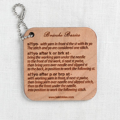 Katrinkles Brioche Basics Instruction Fob