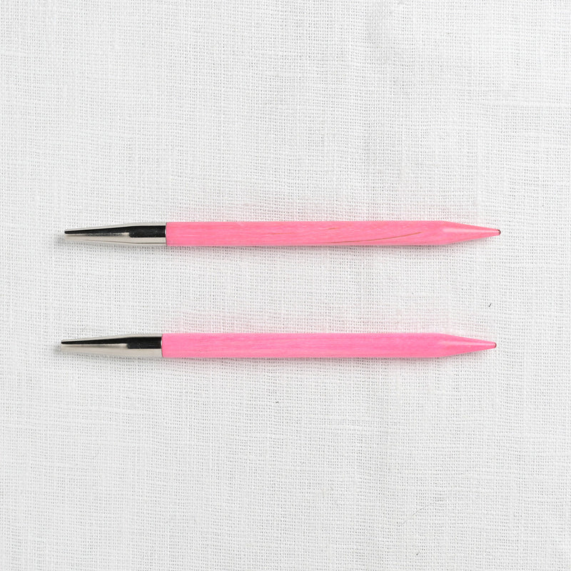 Lykke Blush 5" Interchangeable Circular Needle Set, Fuchsia Denim Case