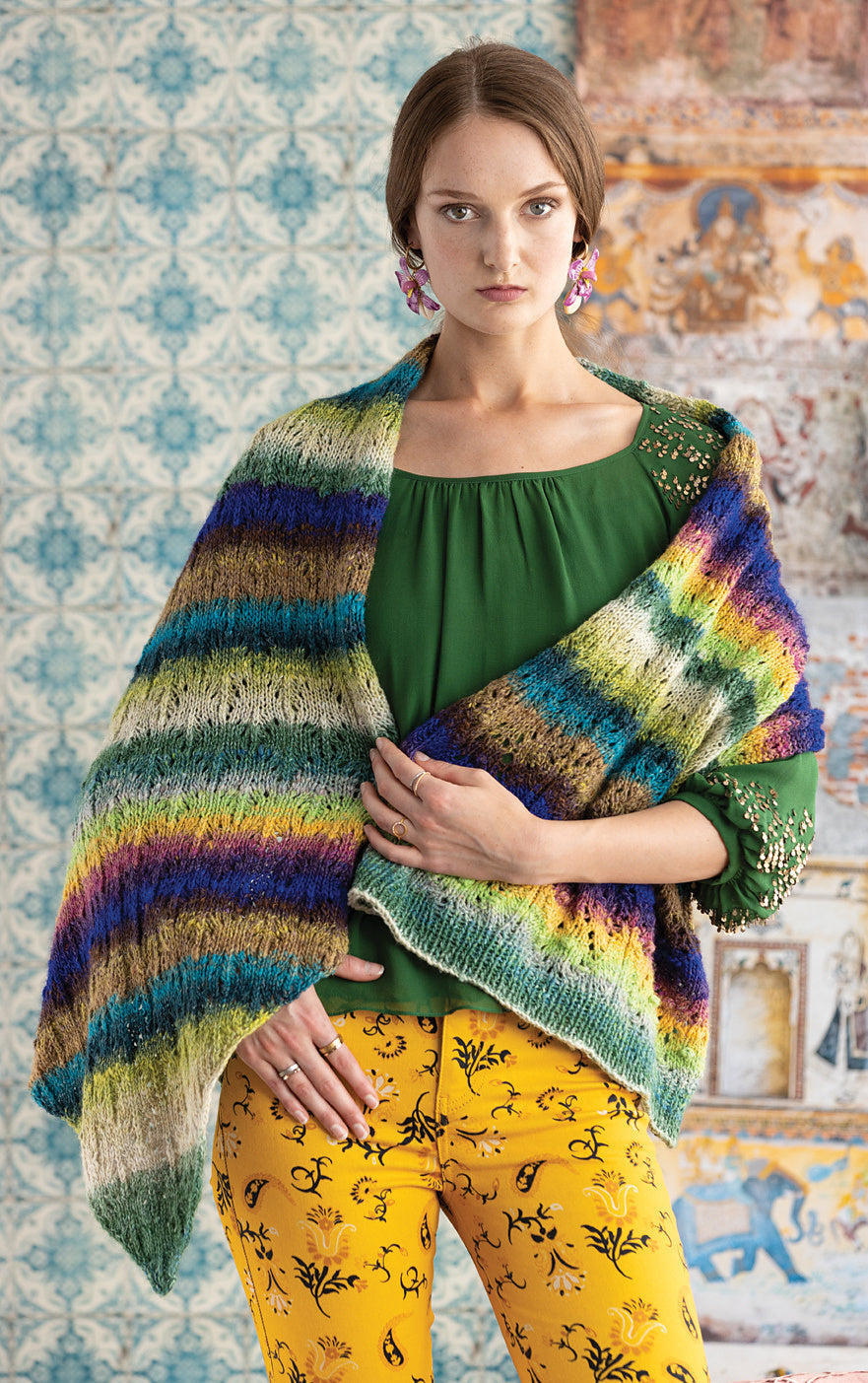 #24 Peacock Wrap