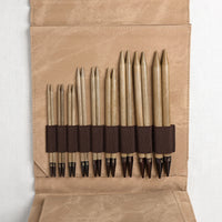 Lykke Umber Long Interchangeable Circular Needle Set, Umber Denim Case