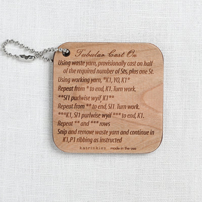 Katrinkles Tubular Cast-On Instruction Fob