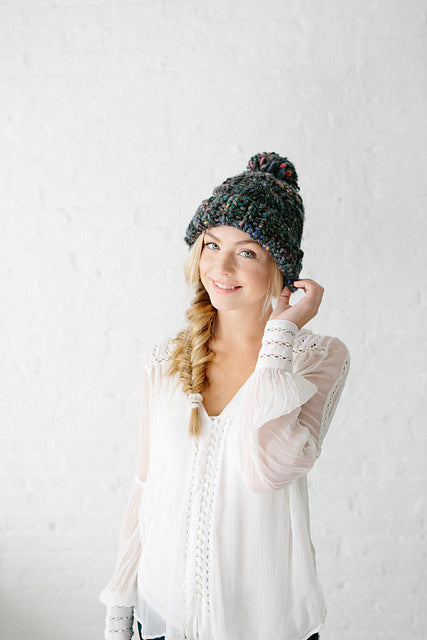 Snow Bunny Cable Beanie