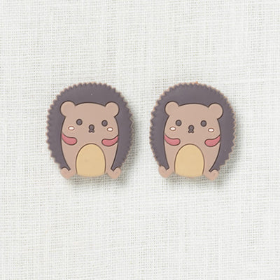 Fox & Pine Stitch Stoppers, Brown Hedgehog