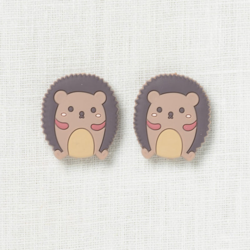 Fox & Pine Stitch Stoppers, Brown Hedgehog