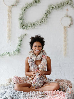 Pom Bomb Scarf