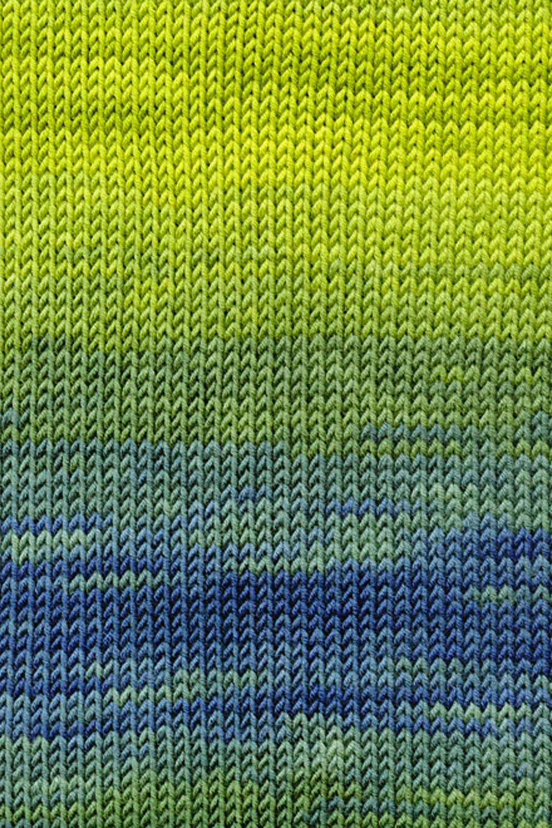 Lang Yarns Merino Plus Color 44 Lime Petrol swatch