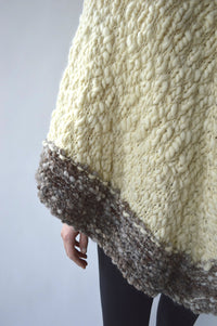 Rustic Handspun Poncho